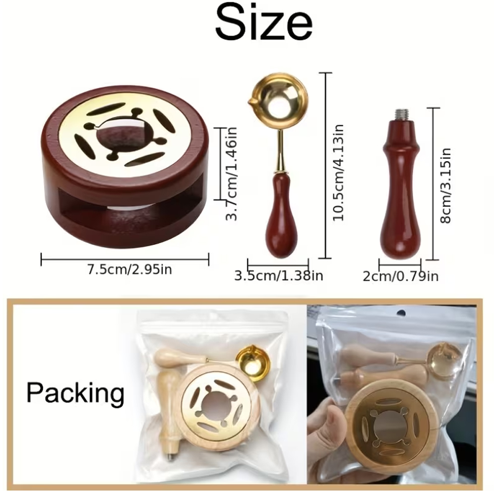 ชุดอุปกรณ์ประทับตราขี้ผึ้งแบบก - Wax Seal Stamp Set บทวิจารณ์และราคา