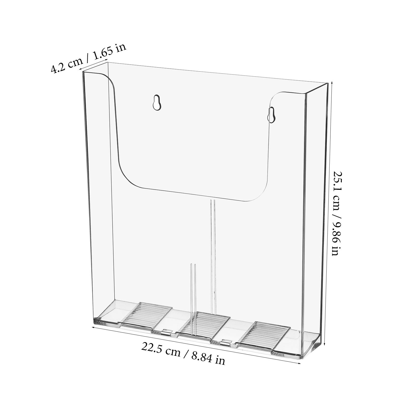 2 ชิ้น ที่จัดเก็บเอกสารอะคริลิ - Magazine Holder Rack บทวิจารณ์และราคา