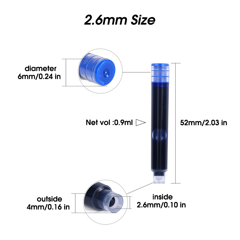 50 ชิ้น ปากกาหมึกซึม ตลับหมึก  - Fountain Pen Bottled Ink บทวิจารณ์และราคา